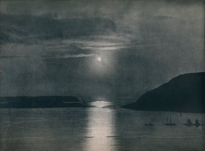 Middernachtzon in Hammerfest, 1914 door Unbekannt