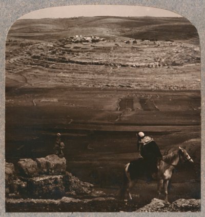 Mizpeh, met Jacobs Zuil van Stenen, ca. 1900 door Unbekannt