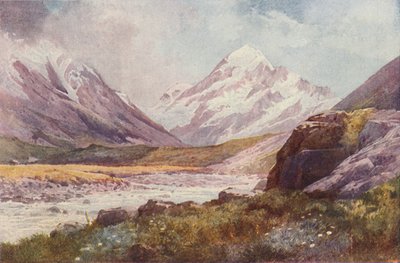 Mount Cook, Nieuw-Zeeland, 1923 door Unbekannt