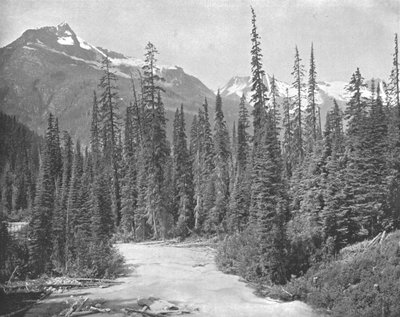 Bergen Cheops en Hermit, Selkirk Range van de Rockies, VS, ca. 1900 door Unbekannt