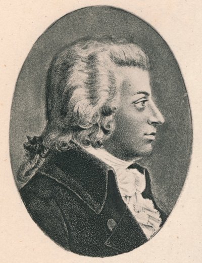 Mozart, 1895 door Unbekannt