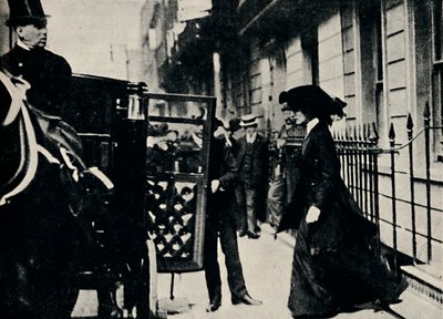 Mr. Churchill vertrekt voor huwelijksreis, 1908, 1945 door Unbekannt