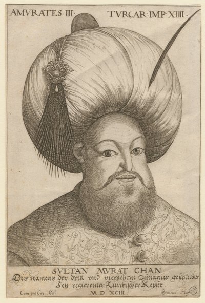 Murad III 1546-1595, Sultan van het Ottomaanse Rijk, 1593 door Unbekannt