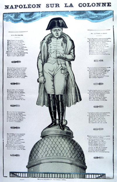Napoleon op de kolom, 19e eeuw door Unbekannt