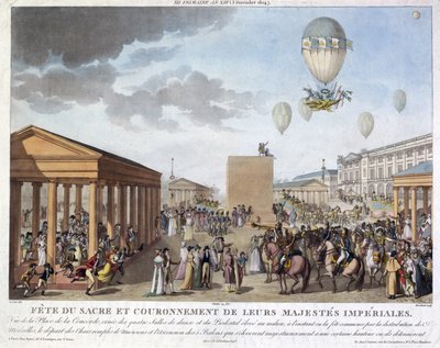 Napoleons kroningsvieringen, 3 december 1804 door Unbekannt