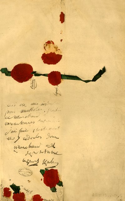 Testament van Napoleon, 16 april 1821, 1921 door Unbekannt