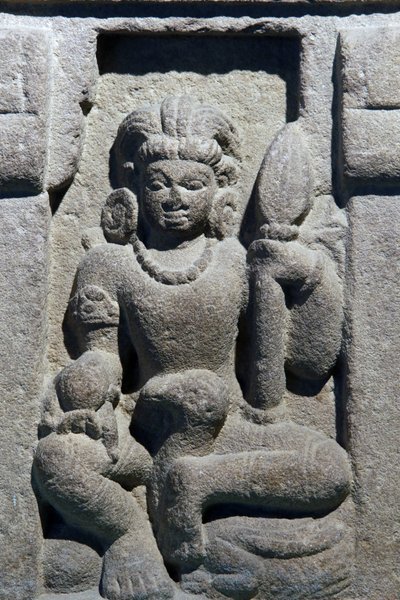 Nationaal museum van India, Delhi. Karttikeya. Gupta, 6e eeuw n.Chr., Varanasi (Uttar Pradesh). Steen. Detail. India. door Unbekannt