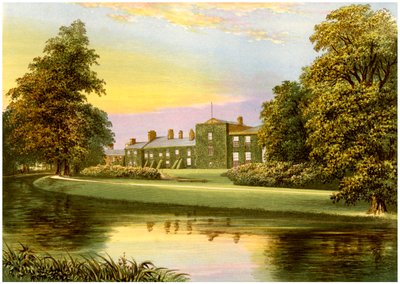 Netherhall, Cumbria, huis van de familie Pocklington-Senhouse, ca. 1880 door Unbekannt