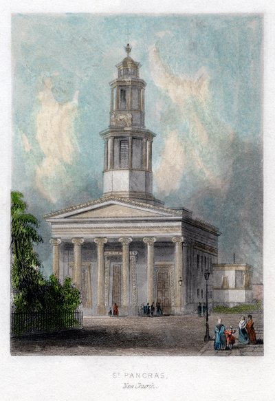 Nieuwe kerk, St Pancras, Londen door Unbekannt