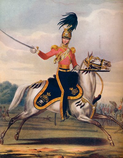 Officier van de 17e Lancers, c1833. 1914 door Unbekannt