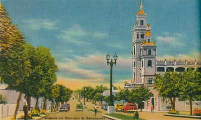 Olaya Herrera Avenue, Barranquilla, ca. 1940s door Unbekannt