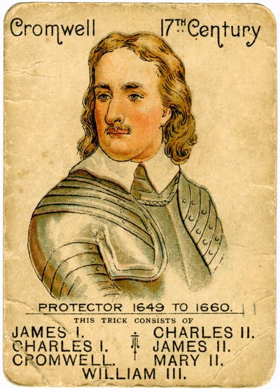 Oliver Cromwell 1599-1658, Lord Protector van Engeland, 1901-1910 door Unbekannt