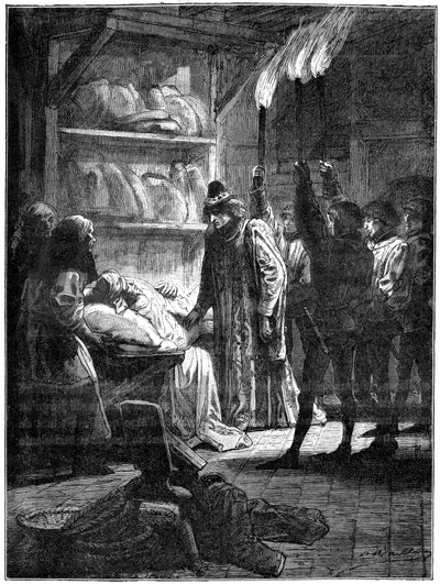 Olivier de Clisson vertelt de koning wie hem probeerde te vermoorden, 1898 door Unbekannt