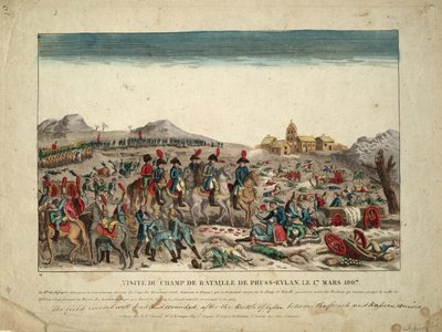 Op het slagveld van Eylau, 1807 door Unbekannt