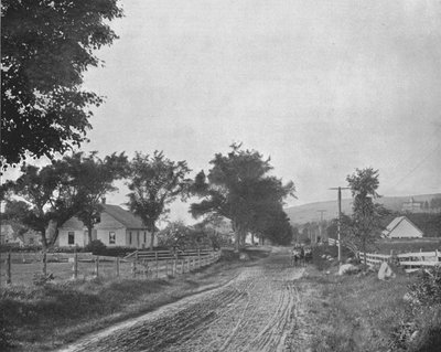 Op weg naar Echo Lake, White Mountains, New Hampshire, VS, ca. 1900 door Unbekannt