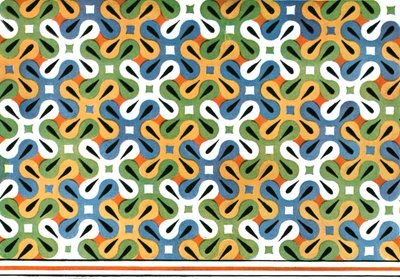 Geschilderd plafond in het graf van Amenemhet in Thebe, Egypte, 1928 door Unbekannt