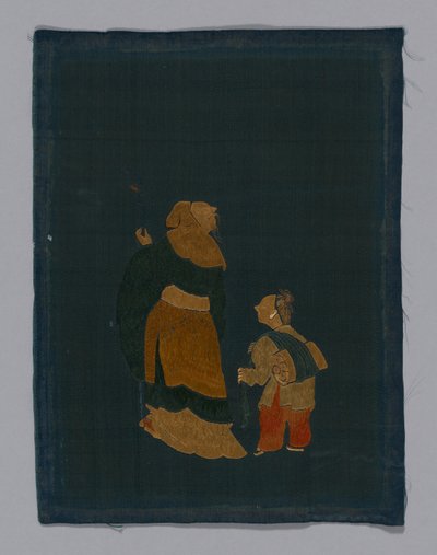 Paneel Meubelstof, China, Kangxi-periode, Qing-dynastie 1644-1911 door Unbekannt
