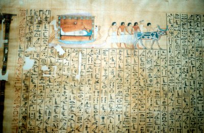 Papyrus uit een Oud-Egyptisch Dodenboek door Unbekannt