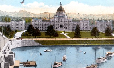 Parlementsgebouwen, Victoria, British Columbia, Canada, ca. 1900s door Unbekannt