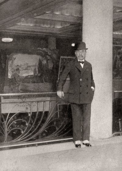 Paul Bourget, Franse romanschrijver en criticus, 1928 door Unbekannt