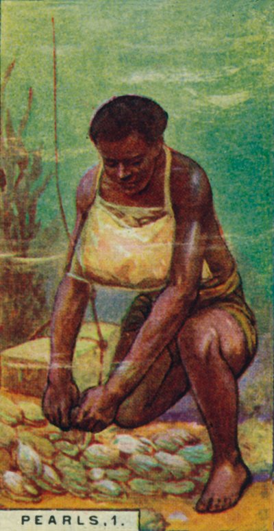 Parels 1. Inheemse Duiker aan het Werk, Ceylon, 1928 door Unbekannt
