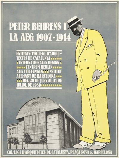 Peter Behrens en AEG 1907-1914 Poster door Unbekannt