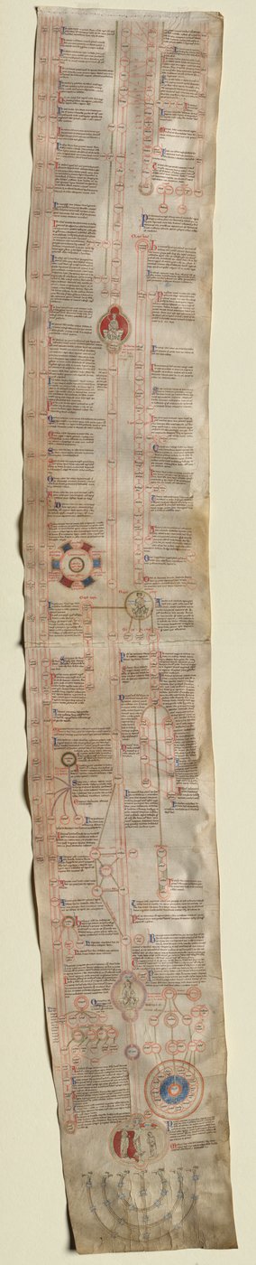 Peter van Poitiers Compendium Historiae in Genealogia Christi, ca. 1220 door Unbekannt