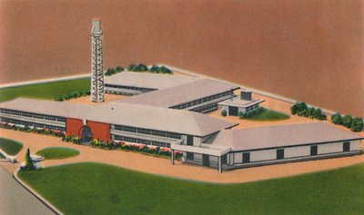 Pielroja sigarettenfabriek, Colombian Tobacco Co. Inc., Barranquilla, c1940s door Unbekannt