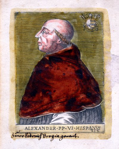 Paus Alexander VI door Unbekannt