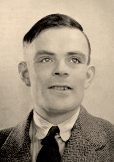 Portret van Alan Mathison Turing door Unbekannt