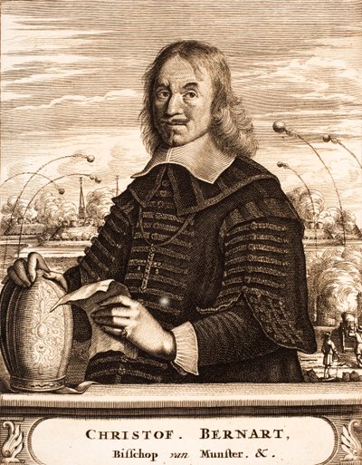 Portret van Christoph Bernhard Freiherr von Galen 1606-1678, 1675 door Unbekannt