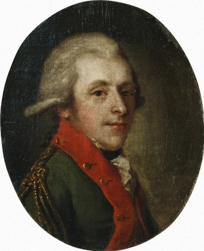 Portret van graaf Nikolay Alexandrovich Zubov 1763-1805, Laat 18e eeuw door Unbekannt