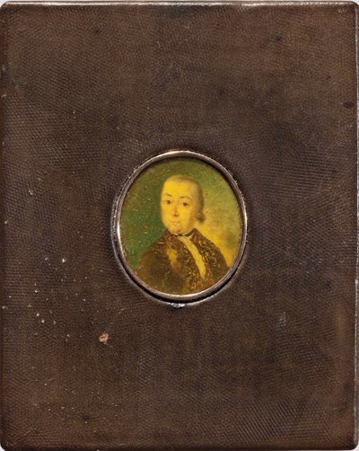 Portret van Graaf Pyotr Semyonovich Saltykov 1697-1772 door Unbekannt
