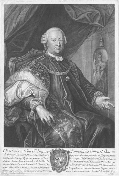 Portret van Johann Karl Philipp Graf von Cobenzl door Unbekannt