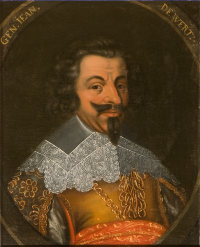 Portret van Johann von Werth 1591-1652, eerste helft van de 17e eeuw door Unbekannt