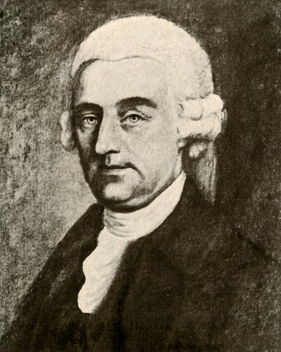 Portret van Nathaniel Appleton uit Boston, in witte pruik met krullen, c1740, 1937 door Unbekannt