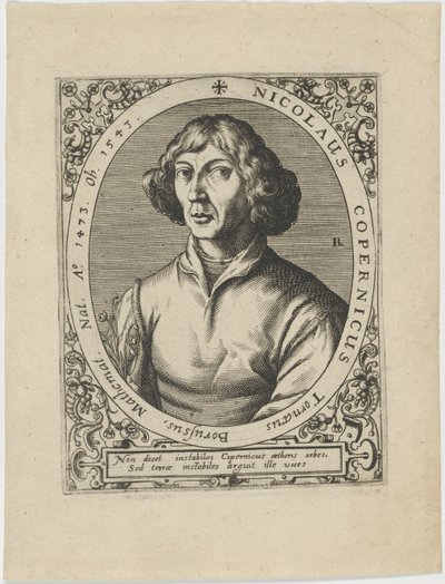 Portret van Nicolaus Copernicus 1473-1543, 1598 door Unbekannt