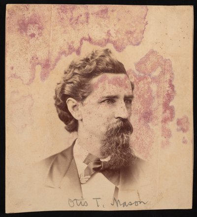 Portret van Otis Tufton Mason 1838-1908, voor 1900 door Unbekannt