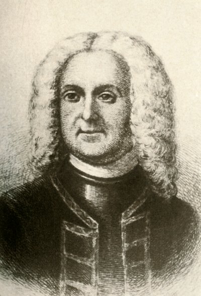 Portret van Patrick Gordon, koloniale gouverneur, ca. 1690, 1937 door Unbekannt