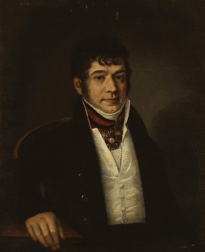 Portret van Platon Bogdanovich Ogarev door Unbekannt