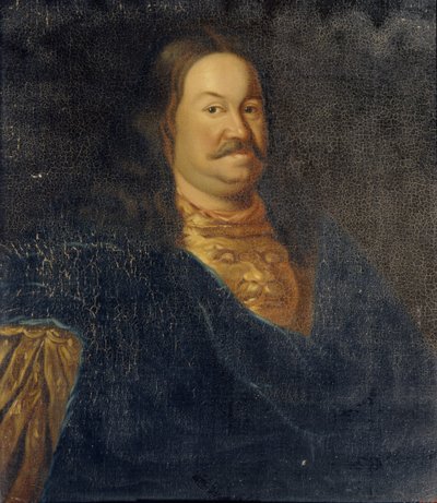 Portret van Senator Prins Yakov Fyodorovich Dolgorukov 1639-1720, begin 18e eeuw door Unbekannt