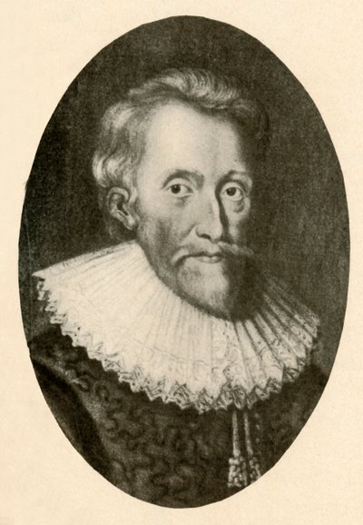 Portret van Sir Edwin Sandys, met omgeslagen kraag, ca. 1560-1570, 1937 door Unbekannt