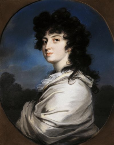Portret van Yekaterina Bakunina door Unbekannt