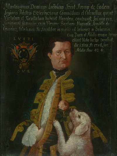 Portret van Ladislav Szent Iványi uit Svätý Ján door Unbekannt