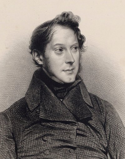 Portret van pianist en componist Amédée Méreaux 1802-1874 door Unbekannt