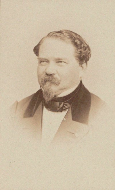 Portret van de Componist Jean-Georges Kastner door Unbekannt