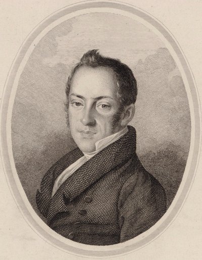 Portret van de Componist Saverio Mercadante 1795-1870 door Unbekannt