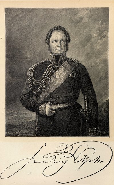 Portret van koning Frederik Willem IV van Pruisen 1795-1861 door Unbekannt