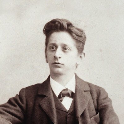 Portret van de componist Alexander von Zemlinsky, ca. 1900 door Unbekannt