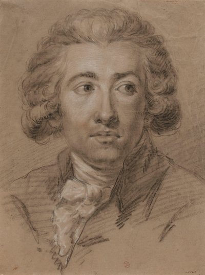 Portret van de componist André Ernest Modeste Grétry 1741-1813, 2e helft van de 18e eeuw door Unbekannt